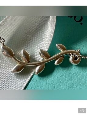 Tiffany Olive Leaf Vine Pendant